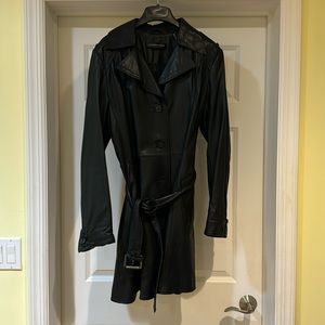 Andrew, Marc 👍🏾 softest kid leather black coat